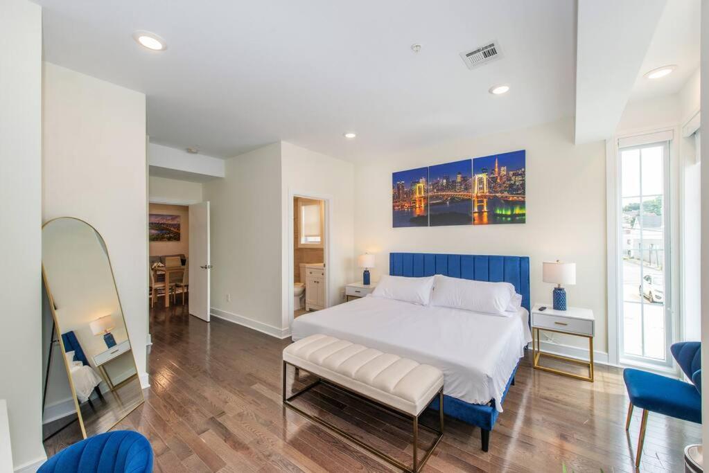 Stylish Chic Condo Nyc At Fingertips Норт-Берген Экстерьер фото